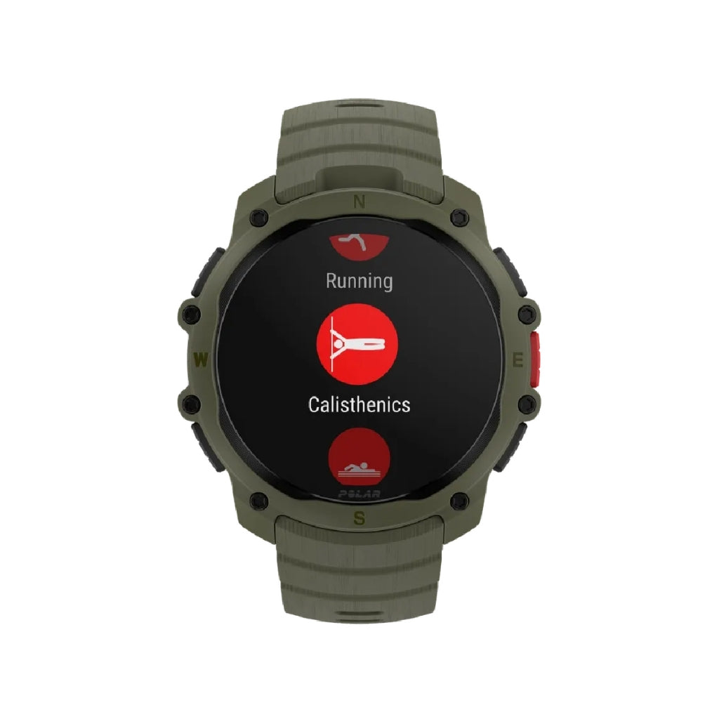 Polar Street X Urban Sports Watch Forest Green Front View | Polar Philippines