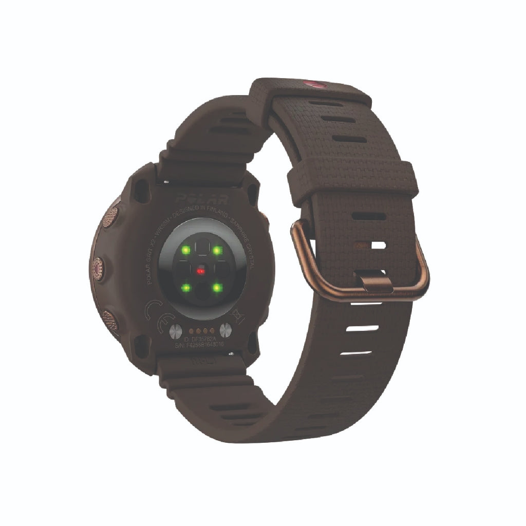 Polar Grit X2 Outdoor Watch Brown Copper Back View | Polar Philippines