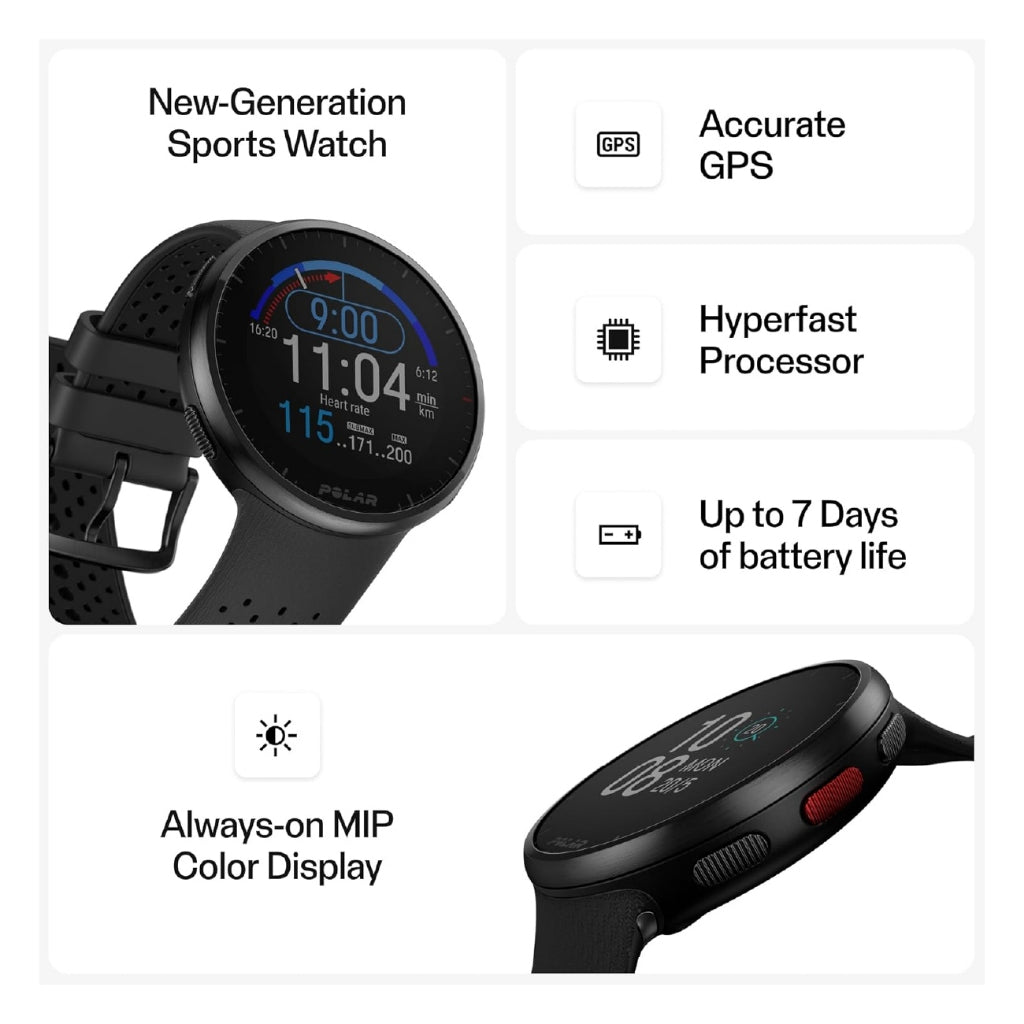 Polar Pacer Pro- Carbon Gray